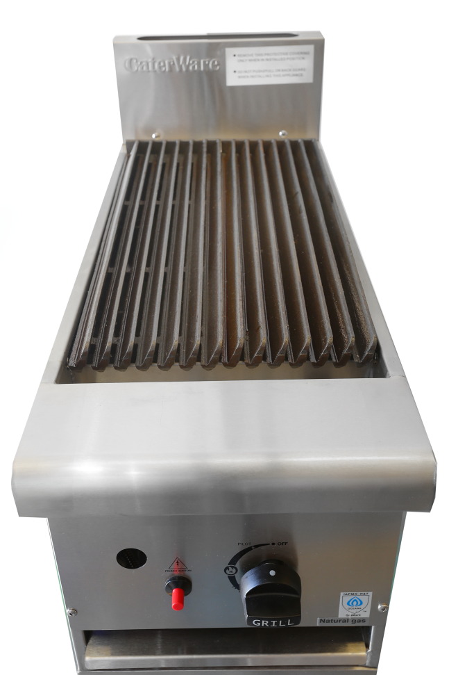 CaterWare Commercial Chargrill with Stand 300mm CW-GCG30