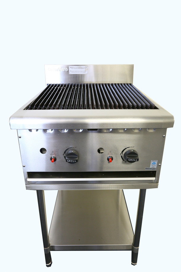 CaterWare Commercial Chargrill with Stand 600mm CW-GCG60
