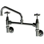 Global Tapware Exposed Elbow Wall Mount with 12” Spout GEC15G3012