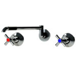 Wall Stop Tap with 150mm Laundry Arm Spout GEC13SLA150