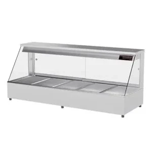 Woodson 1680mm Hot Food Display (Bain Marie) Straight Glass (W.HFS25)