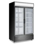 ATOSA 1000 Litre Double Door Display Drinks Fridge (P1000WB-A)