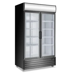 ATOSA 1000 Litre Double Door Display Drinks Fridge (P1000WB-A)