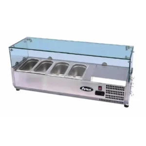 Atosa 1205mm Counter Top Salad Bar Takes 4x1/3 GN Pans (ESL3881)
