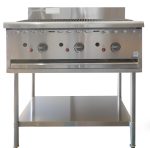 CaterWare Chargrill with Stand 900mm CW-GCG90
