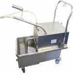 Deep fryer oil filter