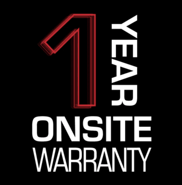 1 Year Onsite Warranty