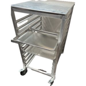CaterWare 10 Tier Aluminium Baking Trolley on Castors CW-BT10