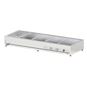 Woodson Bain Marie Counter Top 2 Rows 5 Bays (W.BMA25)