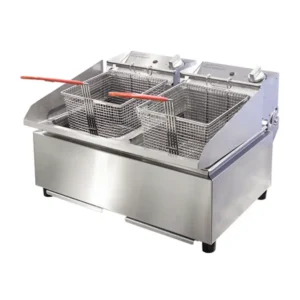Woodson Countertop Electric Fryer Twin Pan 2x8Ltr (W.FRT80)