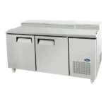 Atosa 2 Door Pizza Prep Table Fridge (MPF8202)
