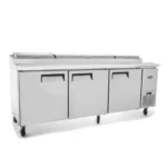 Atosa 3 Door Pizza Prep Table Fridge (MPF8203)