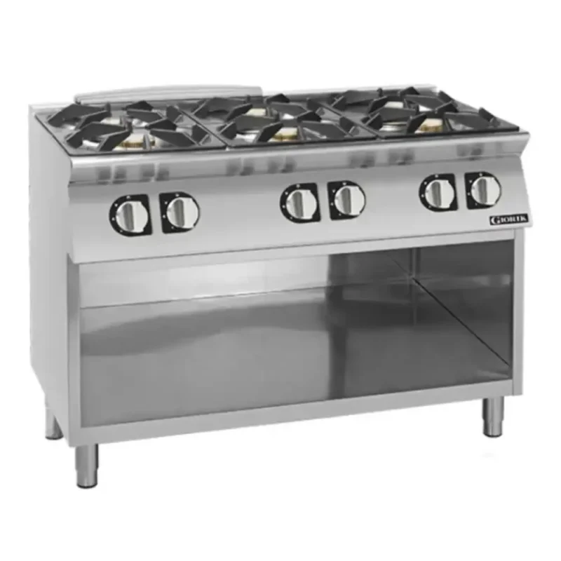 Giorik 6 Burner Gas Boiling Top on Open Base (CG960GT)