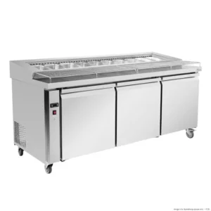 Thermaster-1800mm-Pizza-Prep-Table-Fridge-3-Door-9x1:3GN-(PWB180)_Caterware