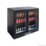 Thermaster-Bar-Fridge-Black-2-Sliding-Doors-202Ltr-(SC248SD)_Caterware