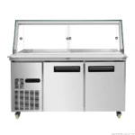 Thermaster-1460mm-Premium-Kebab:Noodle:Salad-Bar-Display-Fridge-4x1:1-GN-(PG150FA-XG)_Caterware