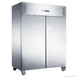 FED-X-1200Ltr-Upright-Freezer-Stainless-Steel-2-Door-(XURF1200SFV)_Caterware