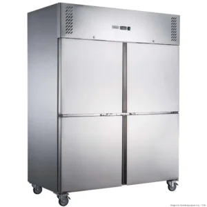 FED-X-1200Ltr-Upright-Freezer-Stainless-Steel-4-Door-(XURF1200S2V)_Caterware