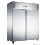 FED-X-1200Ltr-Upright-Fridge-Stainless-Steel-2-Door-(XURC1200SFV)-Caterware