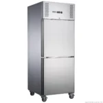 FED-X-650Ltr-Upright-Fridge-Stainless-Steel-2-x-1:2-Doors-(XURC650S1V)_Caterware