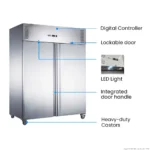 XURC1200SFV 2 Door Storage Fridge