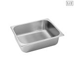 Gastronorm GN Pan 1/2 x 100mm Stainless Steel GN12100