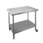 2100mm-Stainless-Steel-Mobile-Work-Bench-on-Castors-(WBM7-2100:A)-Caterware
