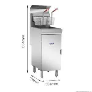 RC400E 4 Tube Fryer