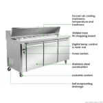 SLB180-refrigerated sandwich bar