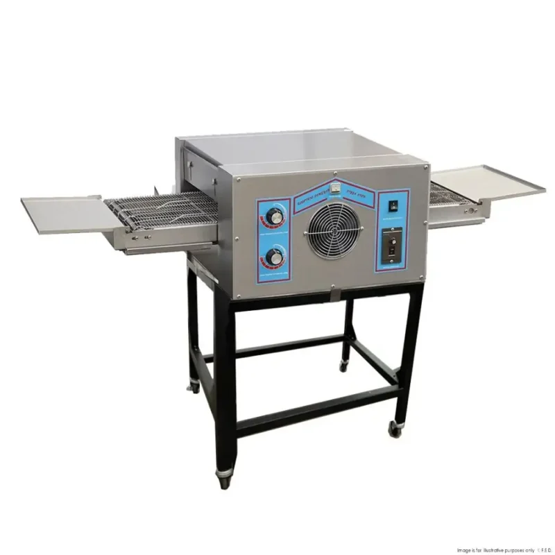 BakerMax-Pizza-Conveyor-Oven-Includes-Stand-3Phase-10.3kW-(HX-2E)_Caterware