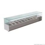 FED-X-Salad-Fridge-Bench-Top-Glass-Display-Takes-9x1:3GN-Pans-(XVRX2000:380)_Caterware