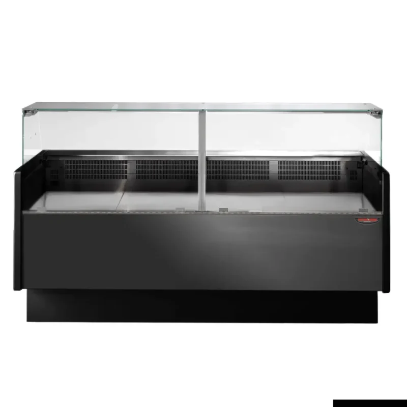 Tecnodom-Black-Deli-Display-2000mm-with-Storage-and-Castors-(TDMR-0920B)_Caterware