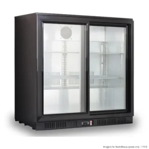 Thermaster-Back-Bar-Cooler-2-Sliding-Doors-208Ltr-(LG-208SC)_Caterware
