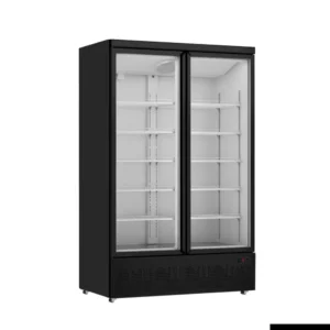 Thermaster-Supermarket-Display-Fridge-2-Door-Black-1081Ltr-(LG-1000BGBM)_Caterware
