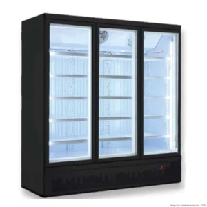 Thermaster-Supermarket-Display-Fridge-3-Door-Black-1664Ltr-(LG-1500BGBM)_Caterware