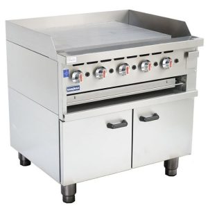 GasMax Gas Griddle and Gas Toaster with Cabinet GGS-36