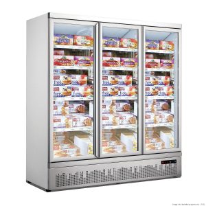 Thermaster 3 Door Supermarket Freezer Silver LG-1500GBMF