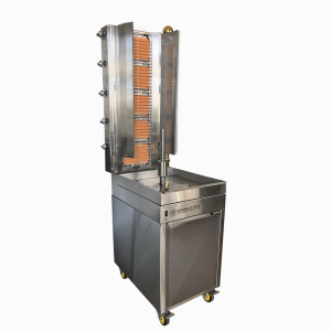 Semi-Automatic Kebab Machine with Built in Bain Marie 5 Burner HO5BMSB