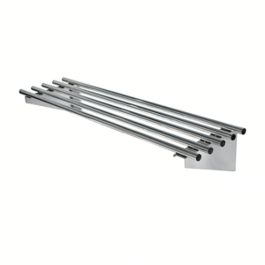 Pipe Wall Shelf 300mm Deep Simply Stainless, Various Lengths