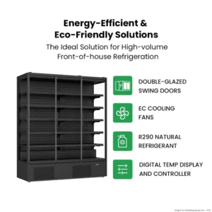3 Door Supermarket Fridge