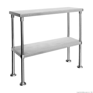Modular Systems Stainless Steel Double Tier Overhead Shelf, (WBO2) Various Lengths