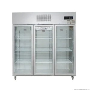 Thermaster-1500Ltr-Tropicalised-Stainless-Steel-Upright-Fridge-3-Glass-Doors-(SUCG1500)_Caterware