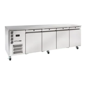Williams Opal Foodservice Bench Fridge 4 Door Stainless Steel (HO4USS)