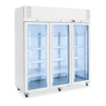 Williams Pearl Display Fridge Top Mounted 3 Glass Door White Colourbond (HP3GW)