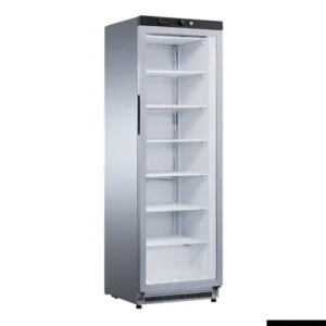 Fed-X-Stainless-Steel-Upright-Static-Display-Freezer-(XF400SG)-Caterware