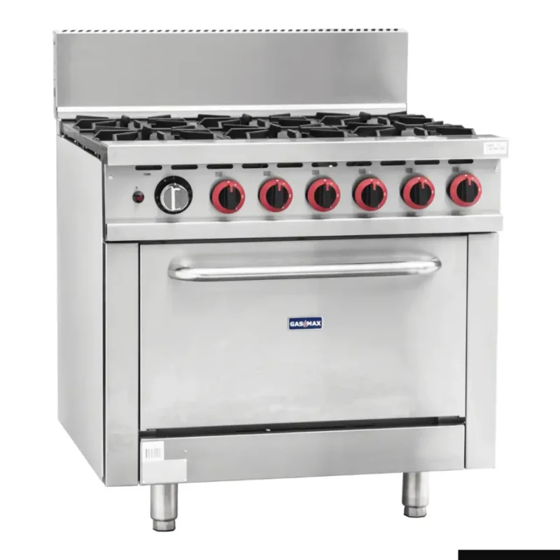 GasMax-Gas-6-Burner-Cooktop-with-Oven-(GBS6TS)_Caterware