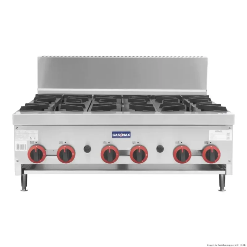 Gasmax-Gas-Cooktop-6-Burner-(RB-6E)_Caterware