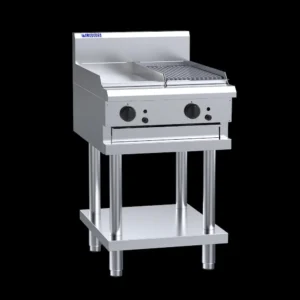 Luus Cooktop 30cm Hotplate/30cm Chargrill on Stand (CS-3P3C)
