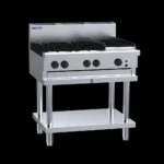 Luus Cooktop 4 Burner/30cm Chargrill on Stand (CS-4B3C)