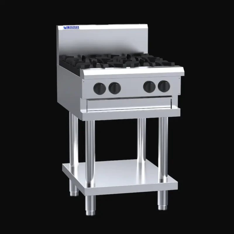 Luus Cooktop 4 Burner on Stand (CS-4B)